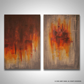 Contemporary painting in abstract style for sale.