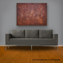 online art gallery item: abstract painting, original art in a modern decor