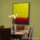 online art gallery item: abstract painting, original art in a modern decor