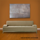 online art gallery item: abstract painting, original art in a modern decor