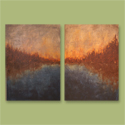 art sale, painting sale, modern and contemporary art, diptych, abstract paintings